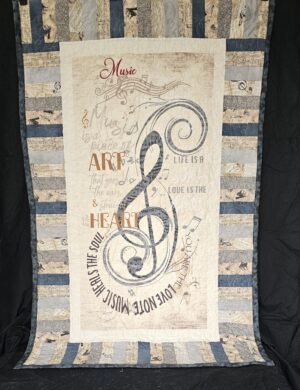 Music is Everything Quilted Wall Hanging